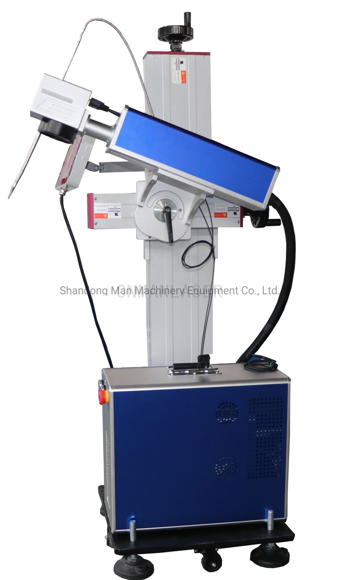 50W Fly Fiber Laser Marking Machine for Symbols Marking